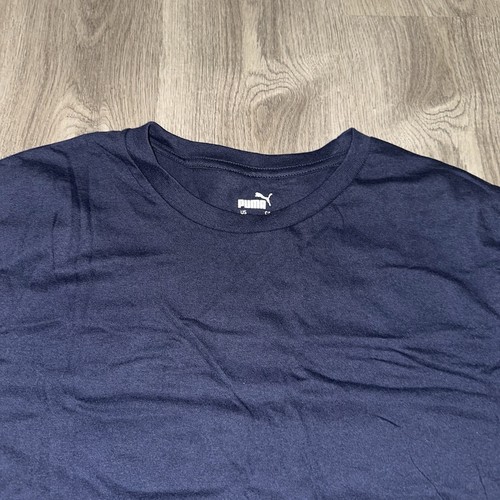 PUMA Black Logo T Shirt Short Sleeve Mens Medium - photo 2