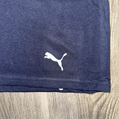 PUMA Black Logo T Shirt Short Sleeve Mens Medium - photo 3