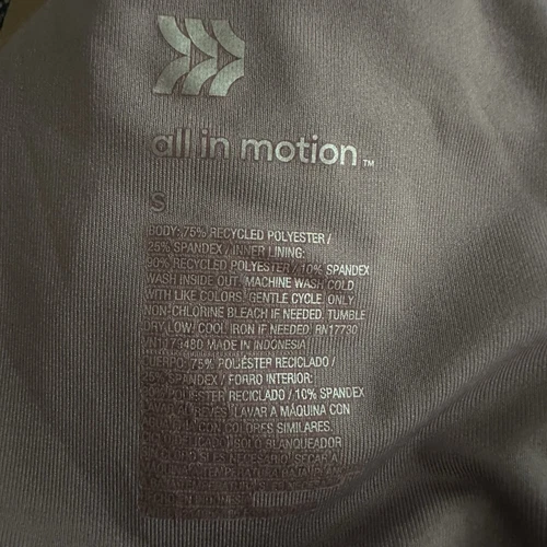 All In Motion Marble Print Purple Longline Cropped Tank Sports B - photo 5