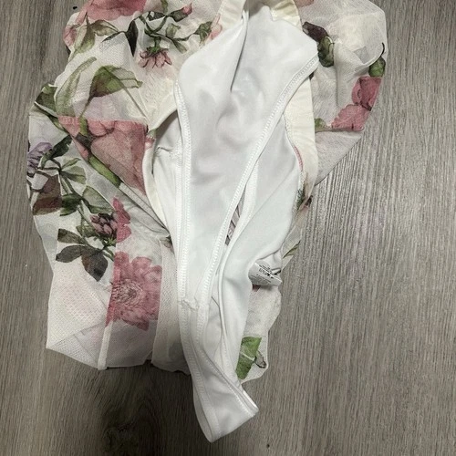 NWOT MINETTE Womens Floral Mesh Skirt Underwear Built in Size M - photo 5