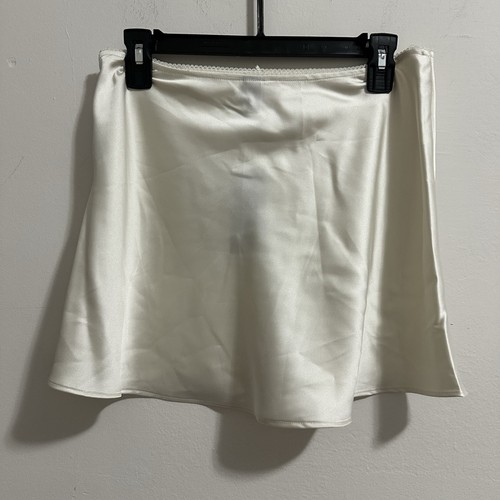 Women's Satin Mini Skirt - Wild Fable - Off-White/Cream - Size S - photo 3
