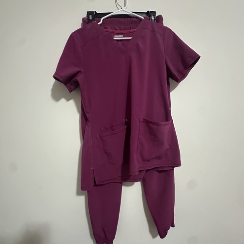 Scrub Star Fuchsia Pink Scrub Set Size S Top & Pant