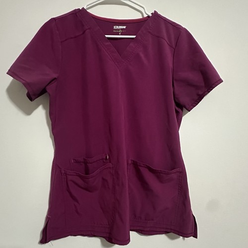 Scrub Star Fuchsia Pink Scrub Set Size S Top & Pant - photo 2