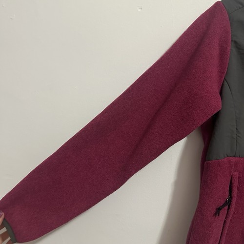THE NORTH FACE Womens Denali Nylon Jacket Purple Grey Fleece Ful - photo 5