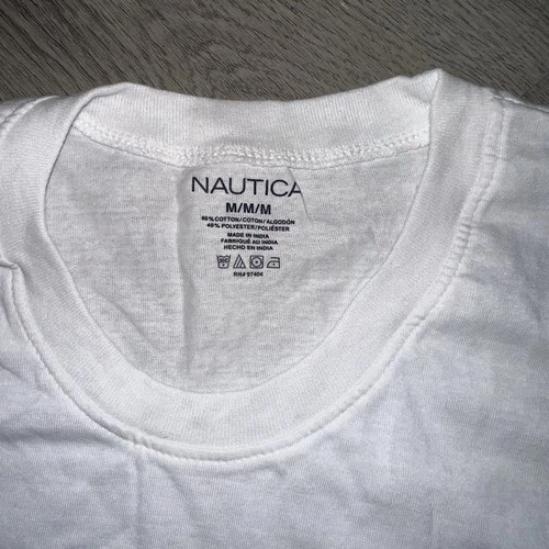 NAUTICA Mens Basic Performance T Shirt White Size M - photo 3