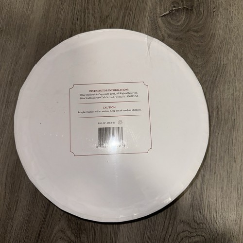 BLUE STALLION FARM Luxurious Salad Plates Set of 4 Orange - photo 4