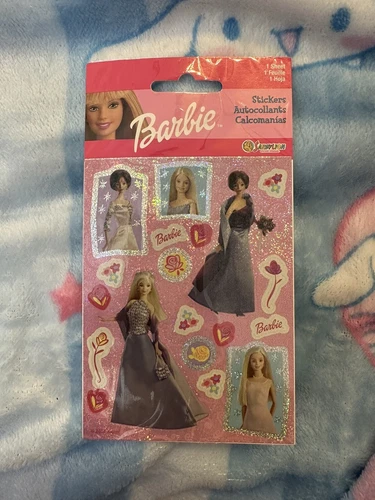 Sealed Vintage 2000 Sandylion Barbie Sticker Sheet RARE