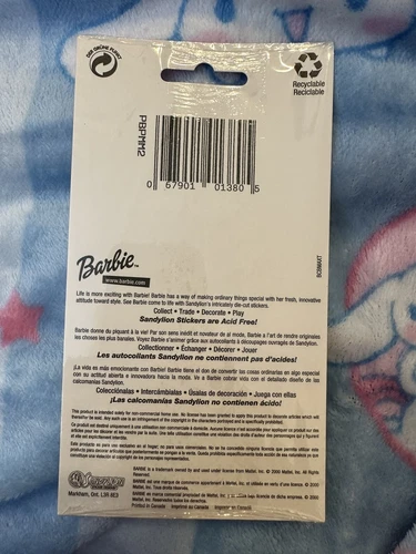 Sealed Vintage 2000 Sandylion Barbie Sticker Sheet RARE - photo 3