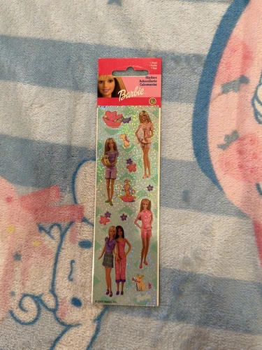 Sealed Vintage 2000 Sandylion Barbie Pet Dog Hologram Sticker Sh