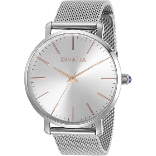 Invicta Women's Watch Angel Quartz Silver Tone Dial Mesh Bracele