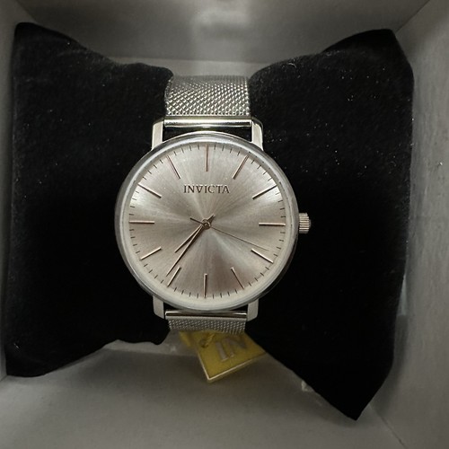 Invicta Women's Watch Angel Quartz Silver Tone Dial Mesh Bracele - photo 4