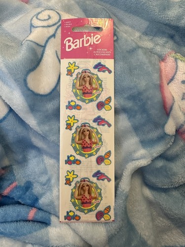 Sealed Vintage 2000 Sandylion Barbie Sticker Sheet