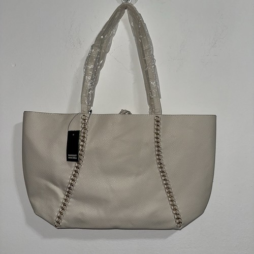 Badgley Mischka Off-White Vegan Leather Tote Bag - photo 3