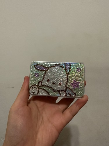 RARE NEW SEALED Pochacco Rhinestone Spark Teen Case w/ Candy