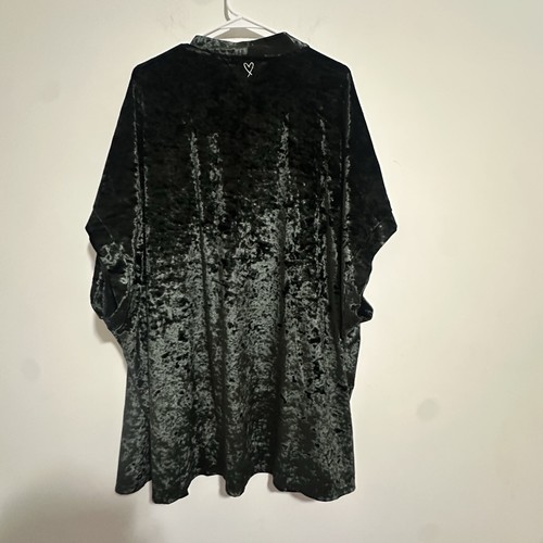Victoria Secret Crushed Velvet Kimono M/L Black - photo 5