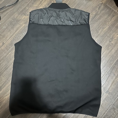 NWT EQC Logo Men's XL Black Insulated Vest - photo 2