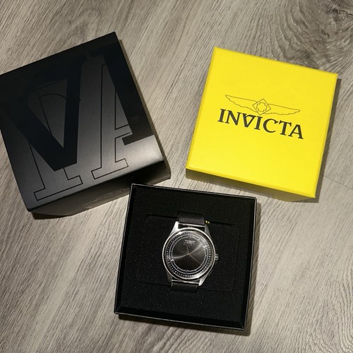 Invicta Men's Watch Celestial Quartz Black Dial Steel Mesh Brace - photo 2