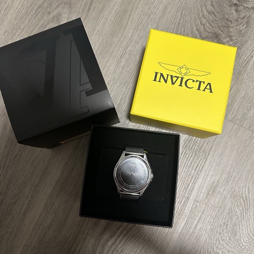 Invicta Men's Watch Celestial Quartz Black Dial Steel Mesh Brace - photo 3