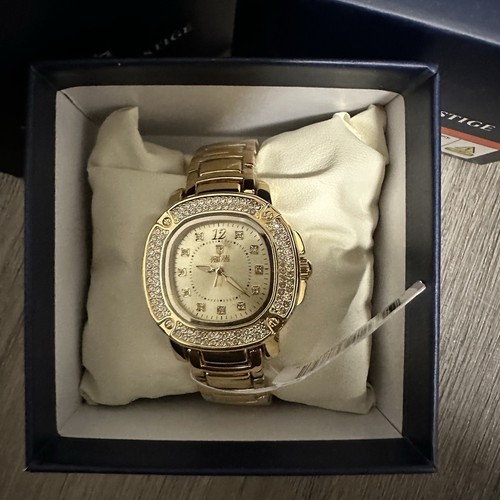 Montres Prestige X Invicta Women's Watch 35mm Yellow Gold Crysta - photo 3