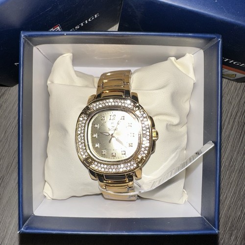 Montres Prestige X Invicta Women's Watch 35mm Yellow Gold Crysta - photo 4