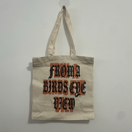 Q-Tee "From a Bird's Eye View" Canvas Tote Bag (Fits 13" Laptop)