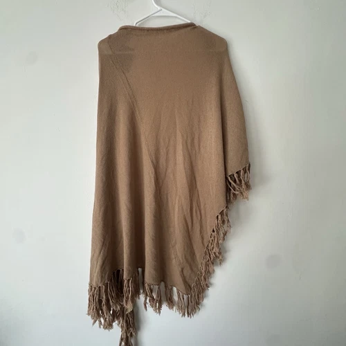 LUMIERE Angora Blend Camel Cape Scarf Wrap - L - photo 2