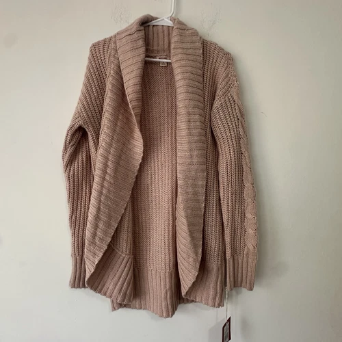 MOSSIMO SUPPLY CO. Blush Pink Cowl-Neck Cardigan Sweater - Women