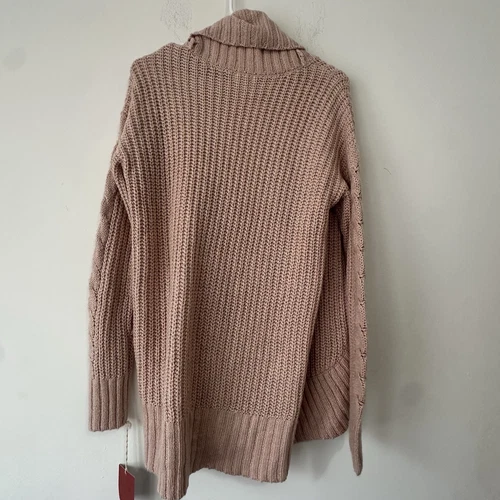 MOSSIMO SUPPLY CO. Blush Pink Cowl-Neck Cardigan Sweater - Women - photo 2