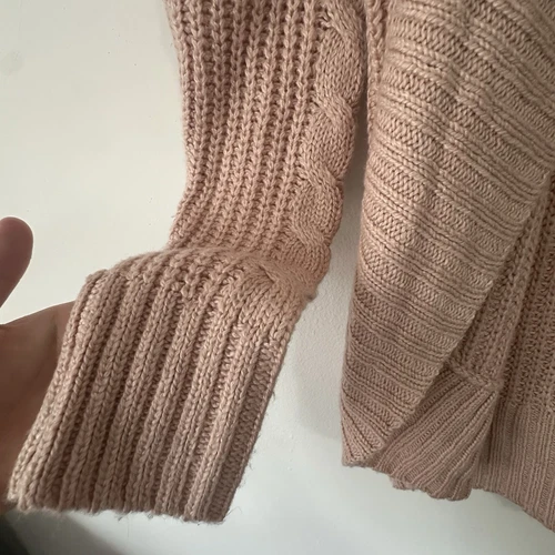MOSSIMO SUPPLY CO. Blush Pink Cowl-Neck Cardigan Sweater - Women - photo 5