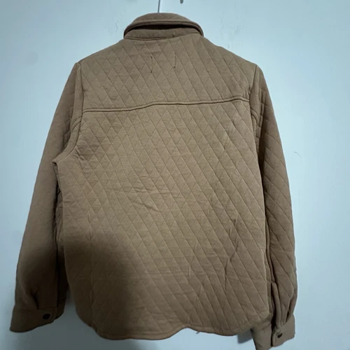 LOVE TREE Lightweight Beige Quilted Shacket - Size S - photo 2