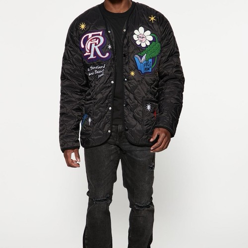 First Row Denim "Sunshine" Quilted Liner Jacket - Men's L - New - photo 3