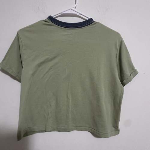 Colorful Planet Mother Earth Green Cropped Oversized Shirt - photo 2