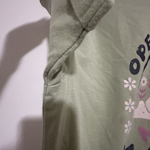 Colorful Planet Mother Earth Green Cropped Oversized Shirt - photo 5