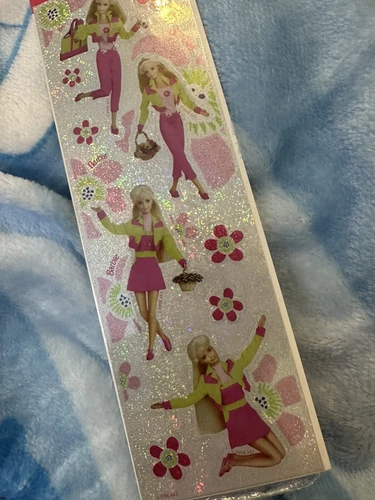 Sealed Vintage 2000 Sandylion Barbie Shopping Hologram Sticker S - photo 2