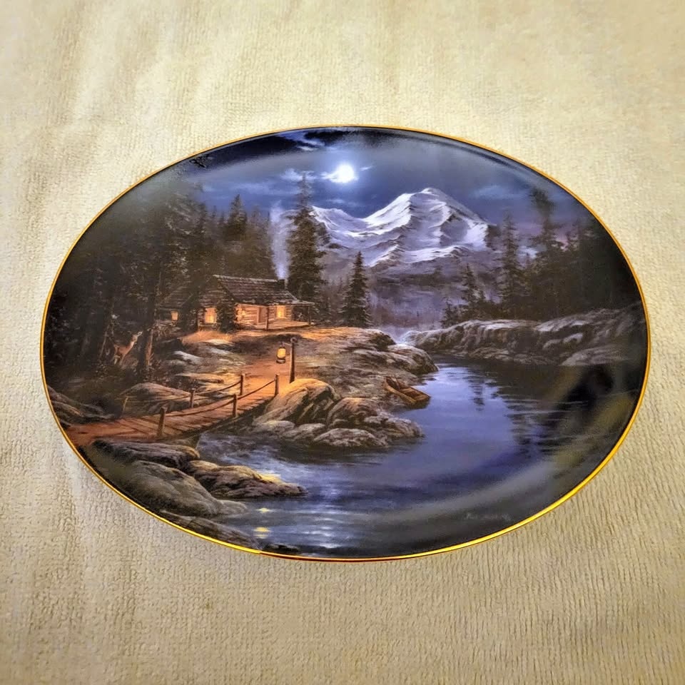 Fred Buchwitz Limited Edition "Guided by the Lantern Light" Plat
