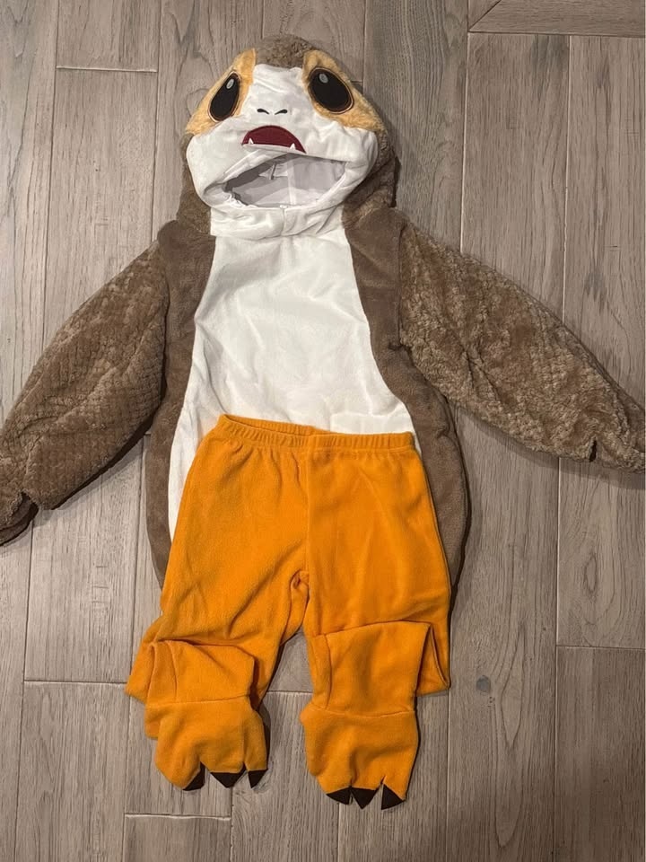 Star Wars Porg Costume - Toddler Size 3-4 - photo 2