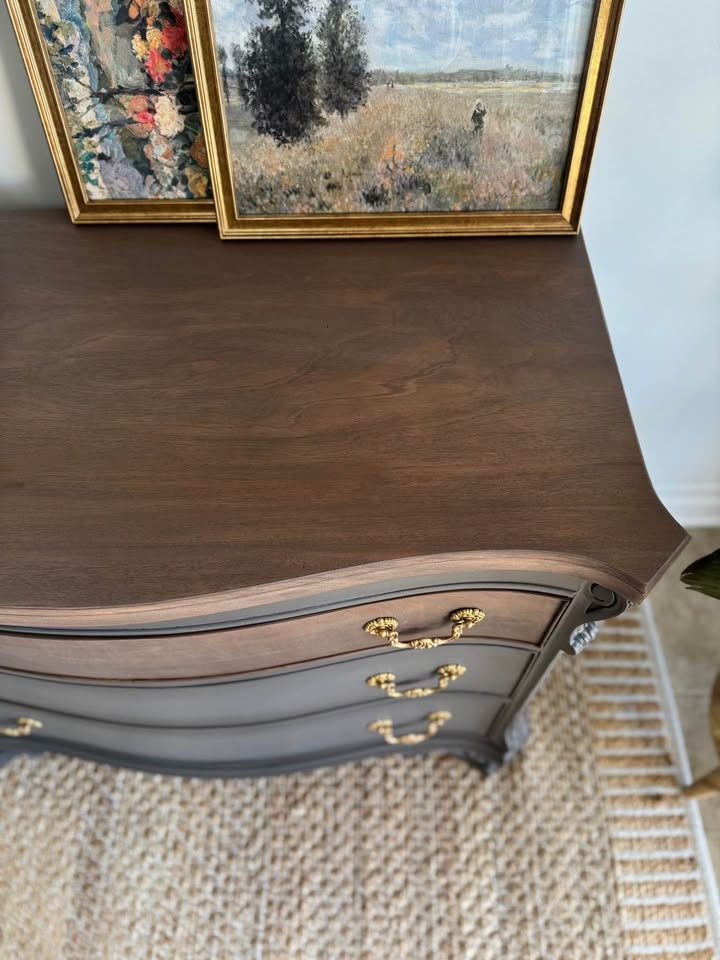 Refinished Vintage Louis XV Dresser / French Provincial Buffet - photo 5