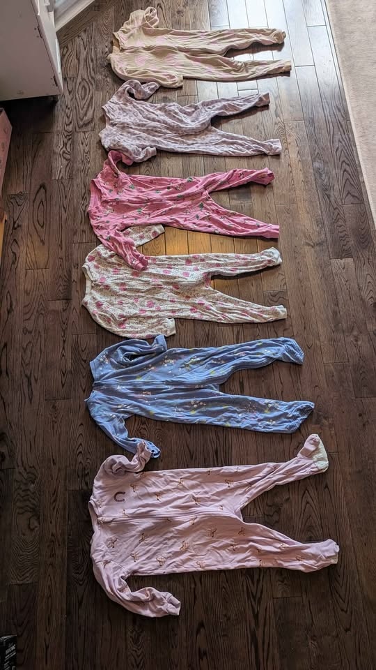 X6 bundle girl sleeper pajamas 24m-4T - photo 2