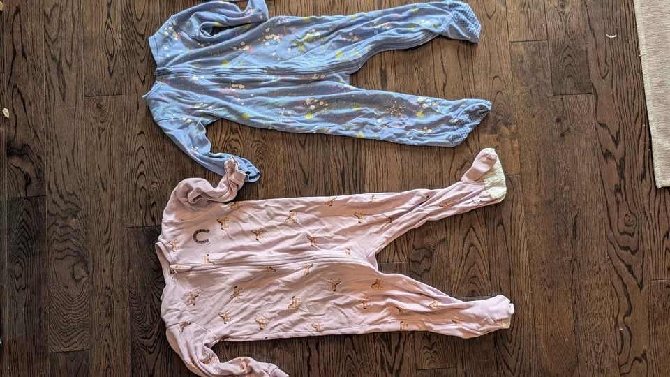 X6 bundle girl sleeper pajamas 24m-4T - photo 3