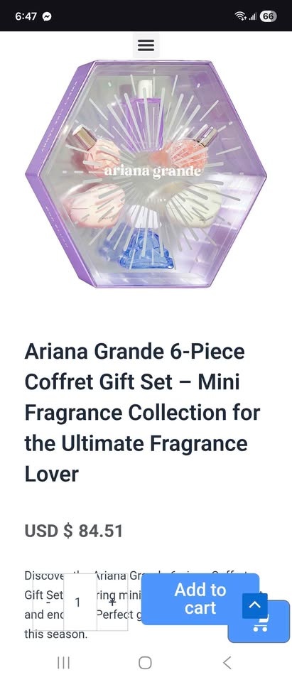 Ariana grande perfume sampler - photo 3