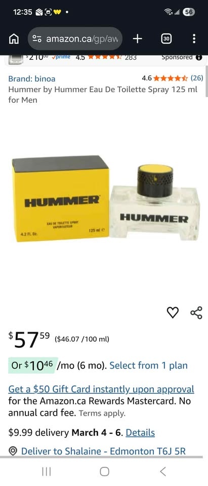 Hummer mens cologne 125 ML (no box) - photo 4