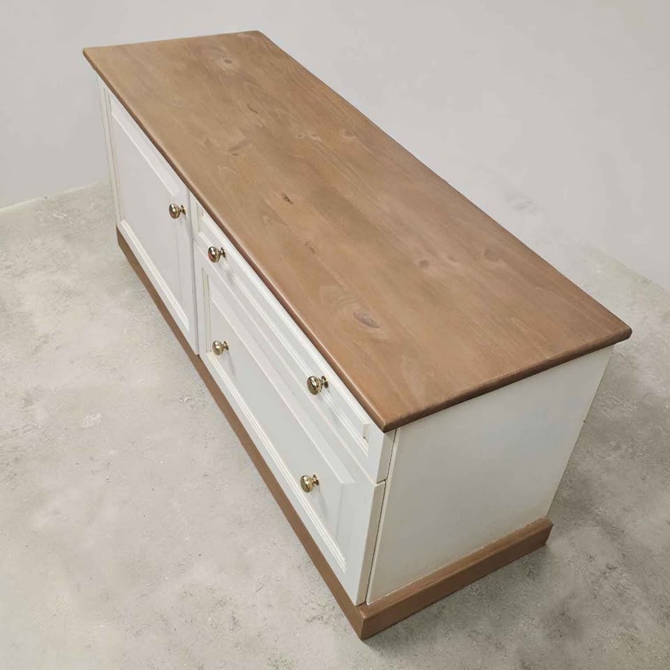 Refinished tv stand/ office cabinet. - photo 5