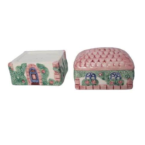 Vintage Country Cottage Salt & Pepper Shakers Avon - photo 3