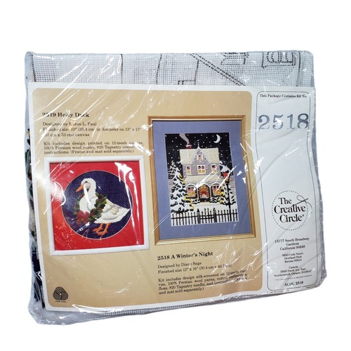 Creative Circle Kit 2518 A Winter’s Night Cross Stitch