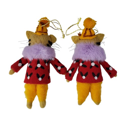 Wollen Cat Hand Made Ornaments - photo 2