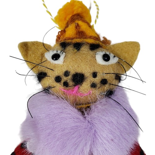 Wollen Cat Hand Made Ornaments - photo 3