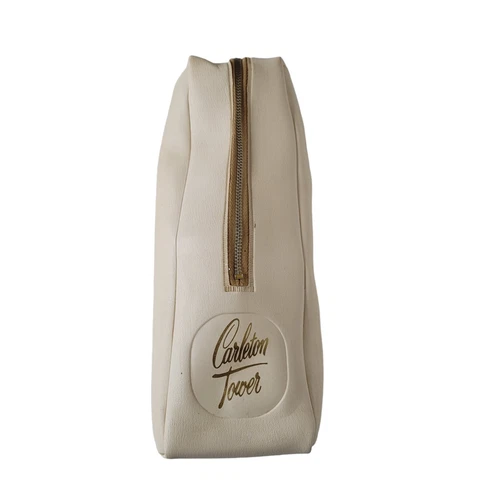 Hiram Walker & Sons Faux Leather Whiskey Bottle Bag Case