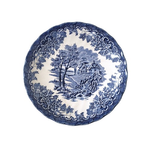Churchill The Brook Blue Saucer Made in England