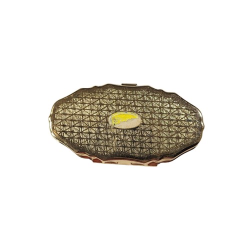 Vintage Victorian Renaissance Style Oval Pill Trinket Ring Box J - photo 2