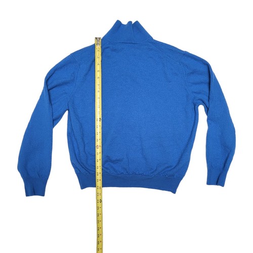 PELLINI UOMO Wool Jumper Sweater Blue Women's Size M - photo 3